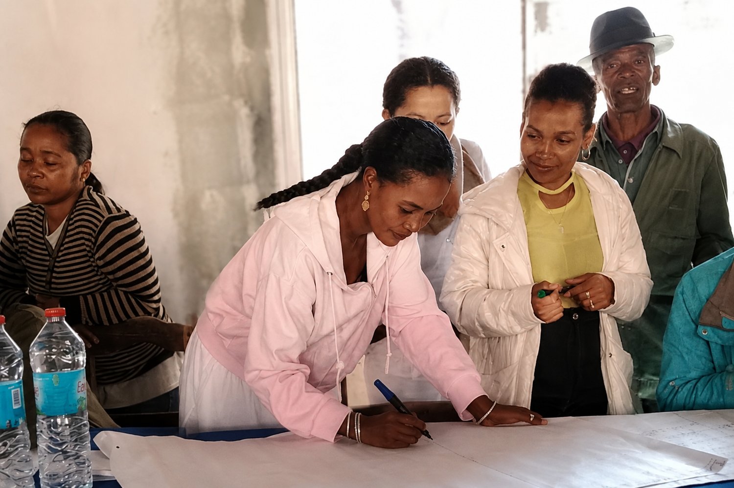 Mamy Duata at work with the TERATANY team in Ambovombe.